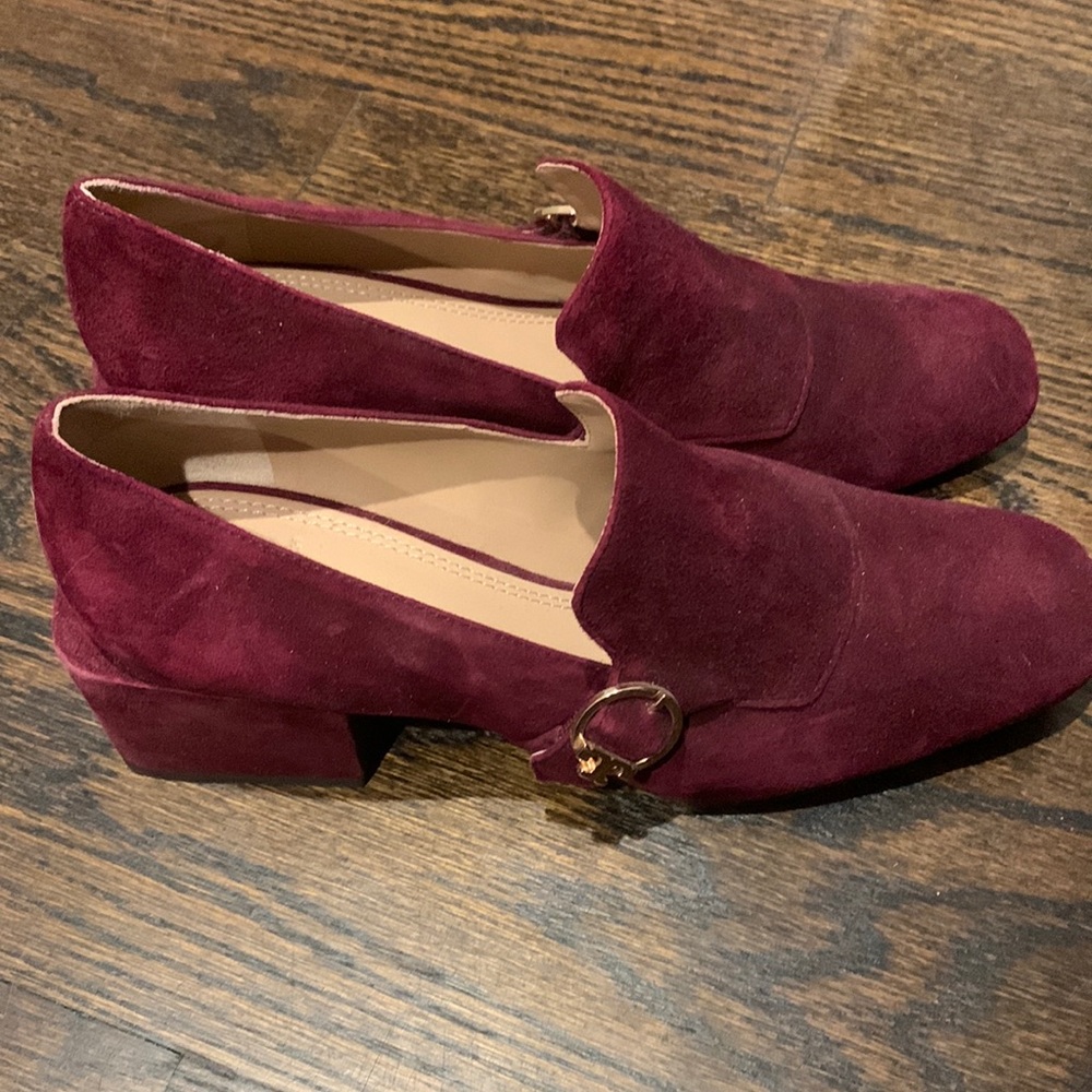 Tory Burch square platform suave shoes size 10M